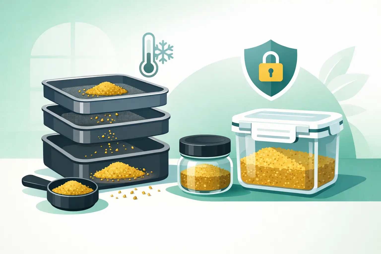 How to Store Dry Sift the Right Way