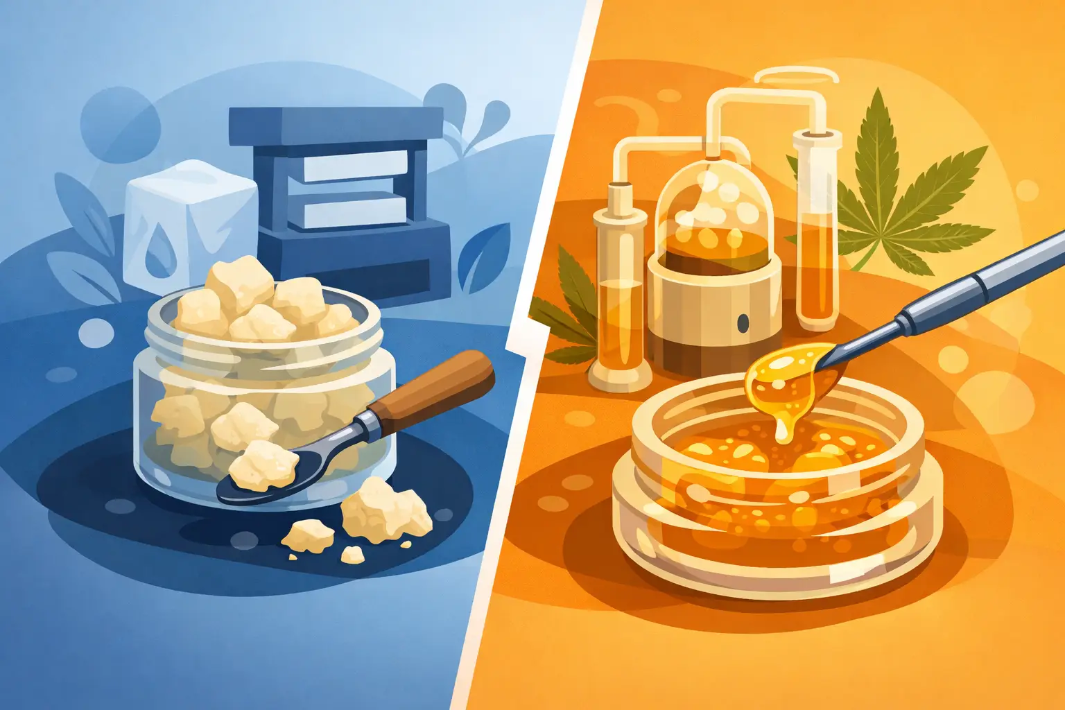 Solventless Concentrates vs Live Resin